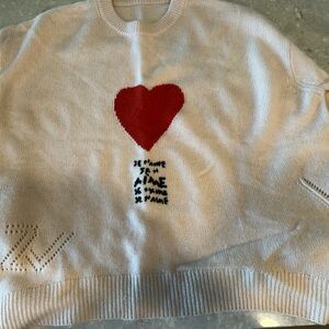 Zadig and Voltaire light pink sweater slightly pilled